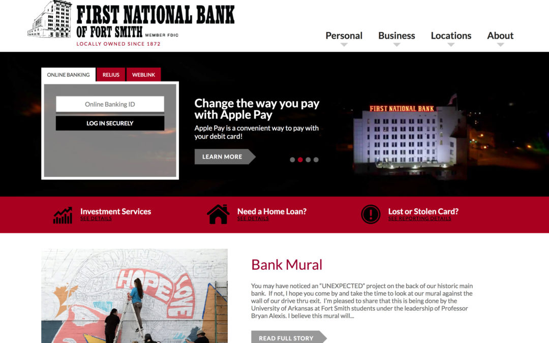 First National Bank of Fort Smith Website