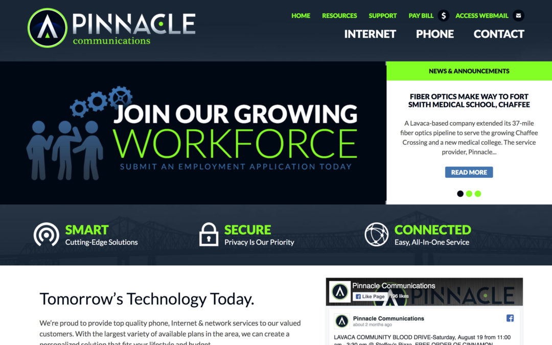 Pinnacle Communication Website
